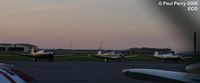  - From the looks of the ramp at sunset, it was a Mooney Invitational!! - by Paul Perry