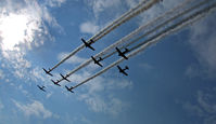  - Canadian Harvards visited Clarence after Geneseo show - by Jim Uber