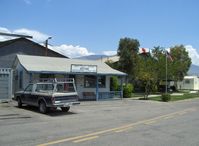  - SZP Airport Office and shaded picnic tables - by Doug Robertson