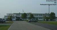  @ Northeastern Regional Airport - Frontal view of the Admin Building - by Paul Perry
