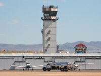  - The old control tower and a refueling truck - by Brad Campbell