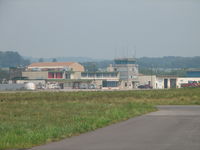  - A better picture of the terminal, tower and awesome restaurant. - by Sam Andrews
