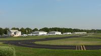  - This view from the north gives a panorama of the terminal and aprons at Lincoln Park. - by Daniel L. Berek