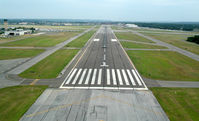  - Departing across RWY 1 (Helo) with a Baron Rolling out 19 - by Stephen Amiaga
