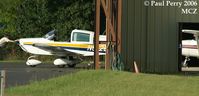  - N512BW getting hangared after her trip - by Paul Perry