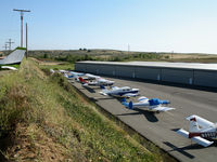  - Flight-line from one of terraces @ Fallbrook Community Airpark Airport, CA - by Steve Nation