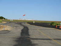  - Steep taxyway to mesa (tabletop) runway @ Fallbrook Community Airpark Airport, CA - by Steve Nation