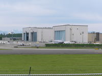  - Boeing Paint Hangar at Paine Field - by John J. Boling