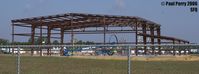  @ Suffolk Executive Airport - New structure going up, set well away from all the others - by Paul Perry