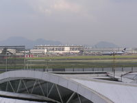  - New International Terminal under construction on south side of Mexico City Intl. - by John J. Boling
