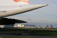 - BA World Cargo Centre seen under Concorde G-BOAB - by Mark Giddens
