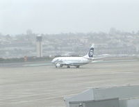  - Alaska Air on San Diego ramp - by Florida Metal