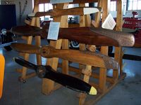  - Old propellers on display at air museum - by Mark Pasqualino