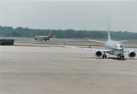  @ Detroit Metropolitan Wayne County Airport - Piedmont at DTW in 1988 - by Florida Metal