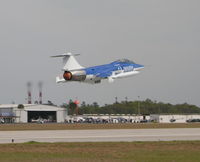  - F-104 takes off at Titusville - by Florida Metal