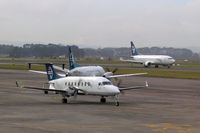  - Busy scene at Auckland, with Air NZ's Beech 1900D, Saab 340, and B 737-300 - by Micha Lueck