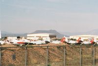  - B-57 aircraft in storage - by Mark Pasqualino