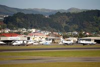  - Among the aircraft parked at WLG, there are three jetstreams of bankrupt Origin Pacific - by Micha Lueck