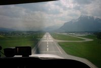  - Short final at Salzburg with Cessna 172 F-BXZM - by Guy DIDIER