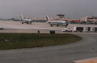  @ Hartsfield - Jackson Atlanta International Airport - Planes line up at Atlanta in 1986 - by Florida Metal