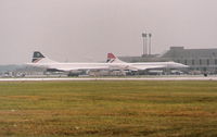  - Two Concordes at DTW in 1985 - by Florida Metal