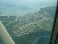  @ Ocean Reef Club Airport - Photo taken from about 2000 feet. - by Dimitar Popovski