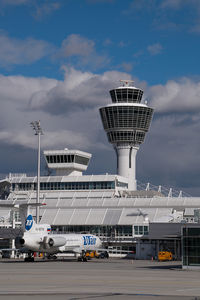  @ Munich International Airport (Franz Josef Strauß International Airport) - Tower and UT Air Tupolev 154 - by Yakfreak - VAP