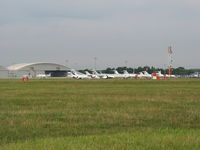  - The terminal and biz-jets at Farnborough, Hants, UK - by Pete Hughes