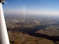  - looking east to the runway - by John Woody