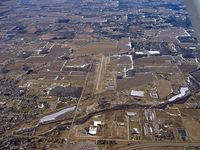  - looking east to the runway - by John Woody