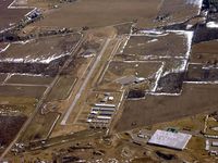  - looking east to the runway - by John Woody