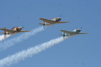  - T-34 Formation Fly-by at Riverside Airshow - by Mark Pasqualino