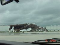  - Hanger @ KFPR after Tornado visit - by Peter Broom