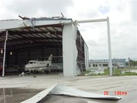  - Hanger @ KFPR after Tornado visit - by Peter Broom