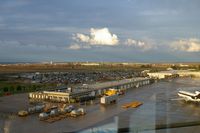  - Looking northeast from the control tower at the UPS facility - by Glenn E. Chatfield