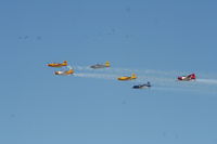  - T-34 formation flyby - by Mark Pasqualino