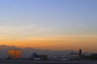  - McCarran Airport as seen from the Sunset Viewing Area. - by Brad Campbell