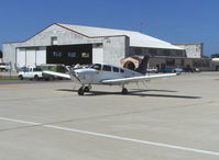  - Transient parking Piper Cherokee in front of Waypoint Cafe-overnight parking fee - by Doug Robertson