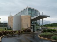  - The unique FBO building, shaped like an airplane. - by IndyPilot63