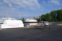 @ Maryland Airport - Maryland Airport with 1947 Cessna 140 - by Robert Thomas