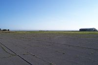  - Parking lot, cables to tie down to, grass can be slop, watch for geese - by Robert Thomas