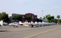  - Beech aircraft and Crowne Plaza Hotel - by Bill Larkins
