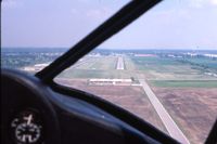  - Runway 10 seen from the cockpit of N52427 - by Glenn E. Chatfield