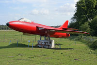  - Gate guardian now in Museum picnic area - by Les Rickman