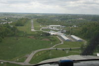  - New Garden Airport through a dirty windshield. - by Scott McCarter