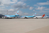  @ Athens International Airport, "Eleftherios Venizelos" - Some CL final charters - by Yakfreak - VAP