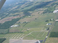  @ Buckeye Airport - From about 2500' near Buckeye Lake, OH - by Bob Simmermon