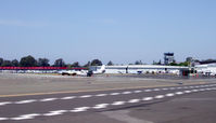  - NW area of airport. The jagged lines are for an auto lane. - by Bill Larkins