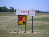  - Signs at the edge of the grass strip - no FBO building. - by IndyPilot63