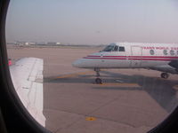  @ Lambert-st Louis International Airport - Getting ready for short hop from STL to Columbia, MO - by Bob Simmermon